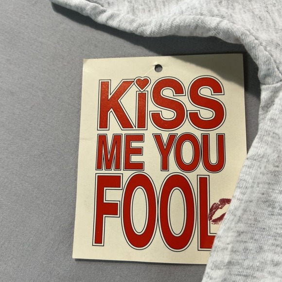 Vintage 1980s Funny Valentine's Day T-Shirt Sz L Single Stitch Never Worn - Picture 5 of 8